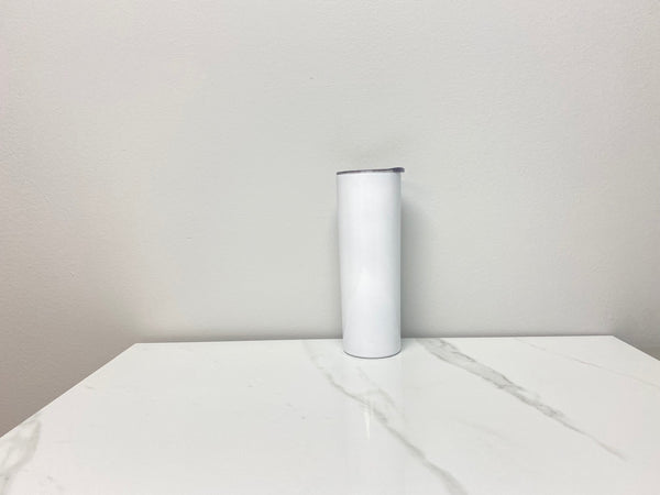 Black 20 Oz skinny tumbler